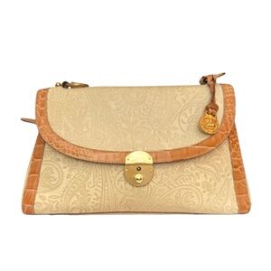 Vintage Brahmin Tan/Beige Leather Bag